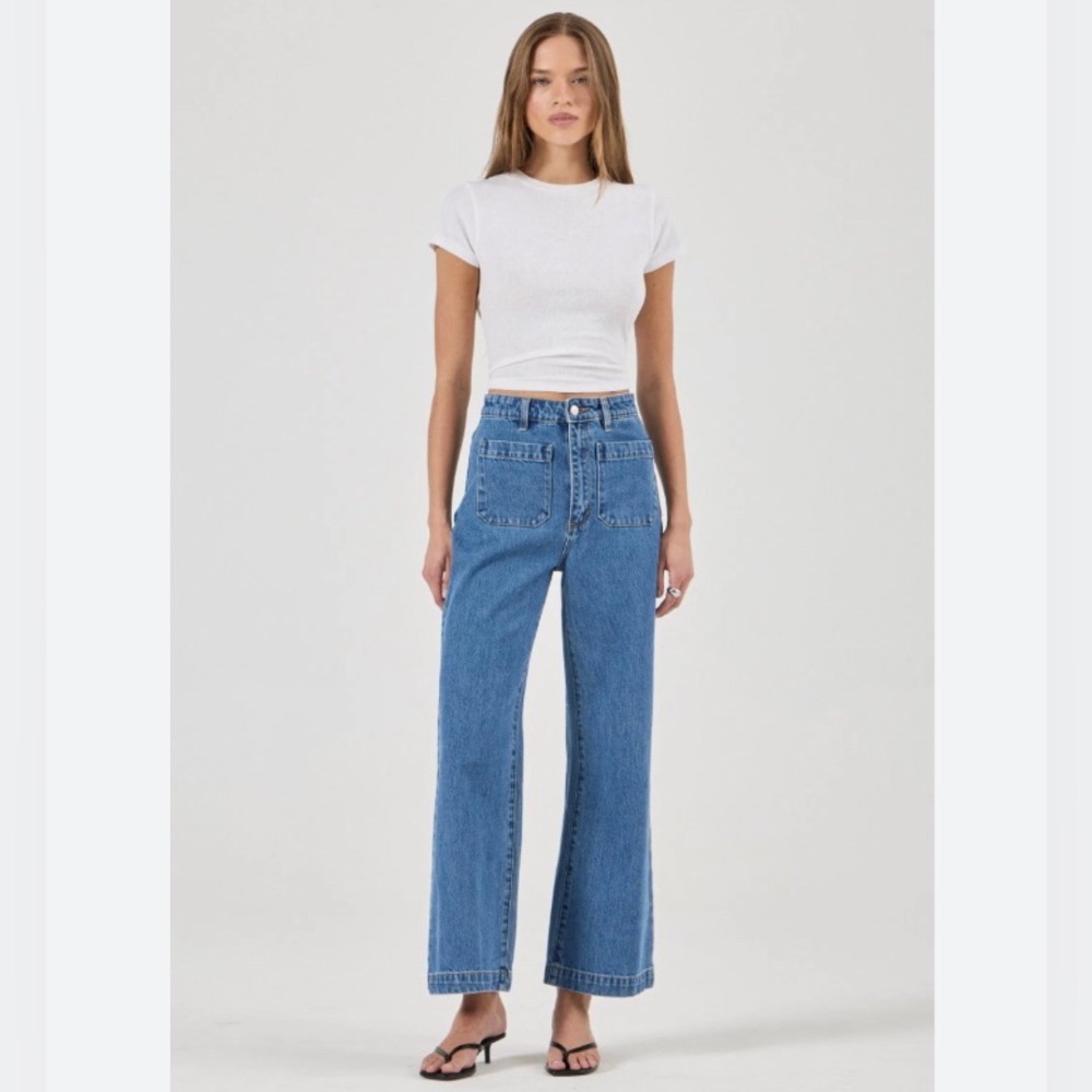 ROLLA’S High Rise Wide Leg Sailor Jeans